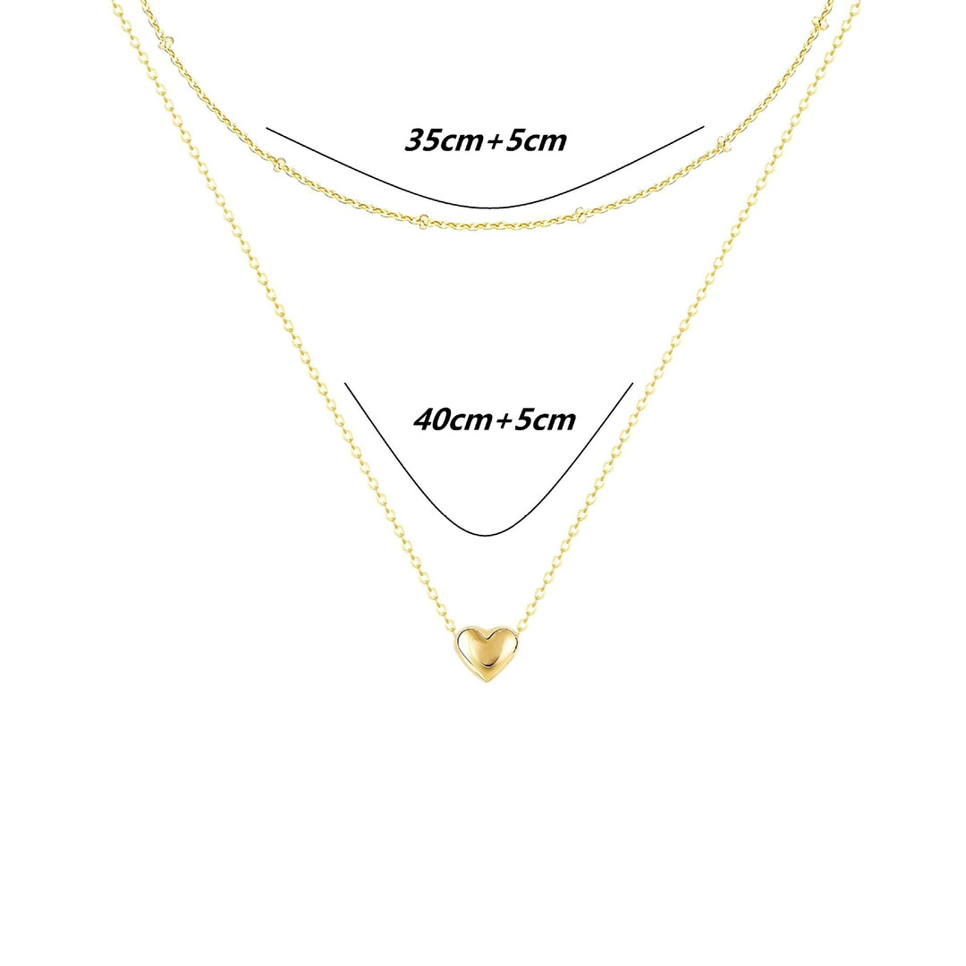 Heart Pendant Layered Necklace Stornfield
