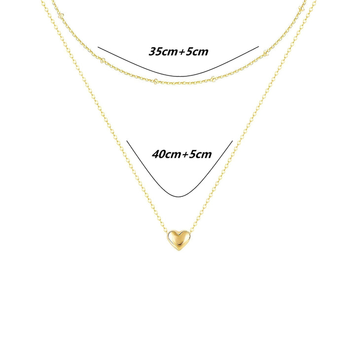 Heart Pendant Layered Necklace Stornfield
