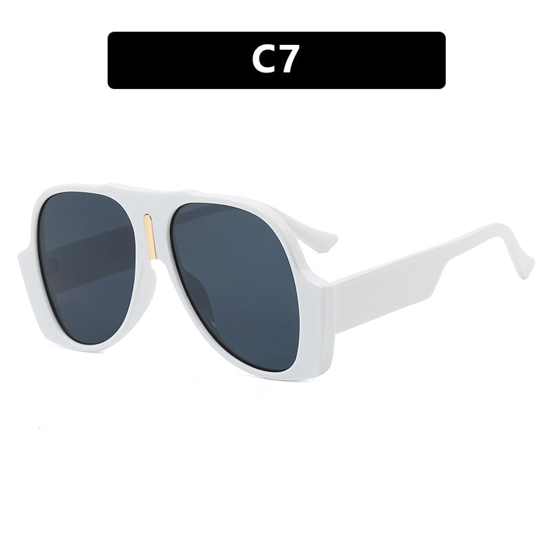 Women's square sunglasses with unique animal pattern frame and UV protection Stornfield