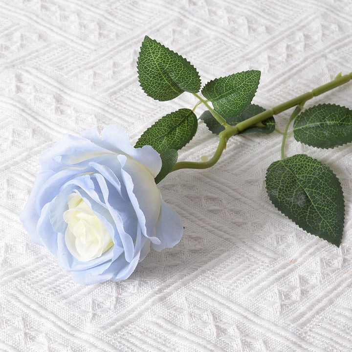 Realistic Fabric Rose Stem Decoration