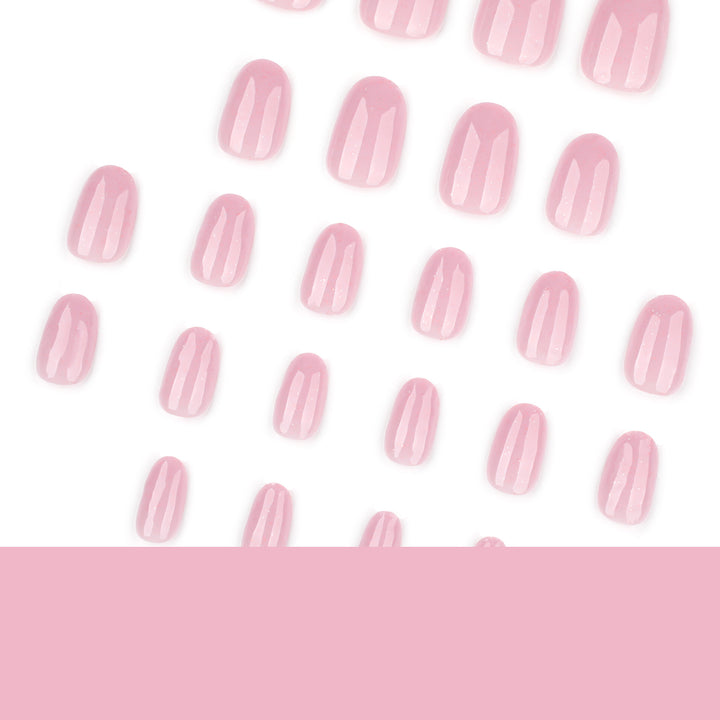 Artificial nail extensions with glitter accents Stornfield