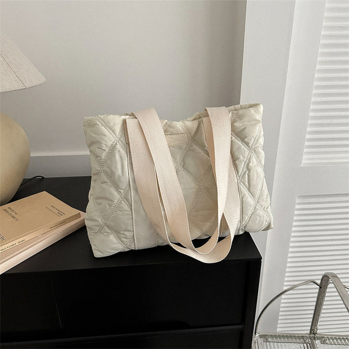 Quilted Large Tote Bag