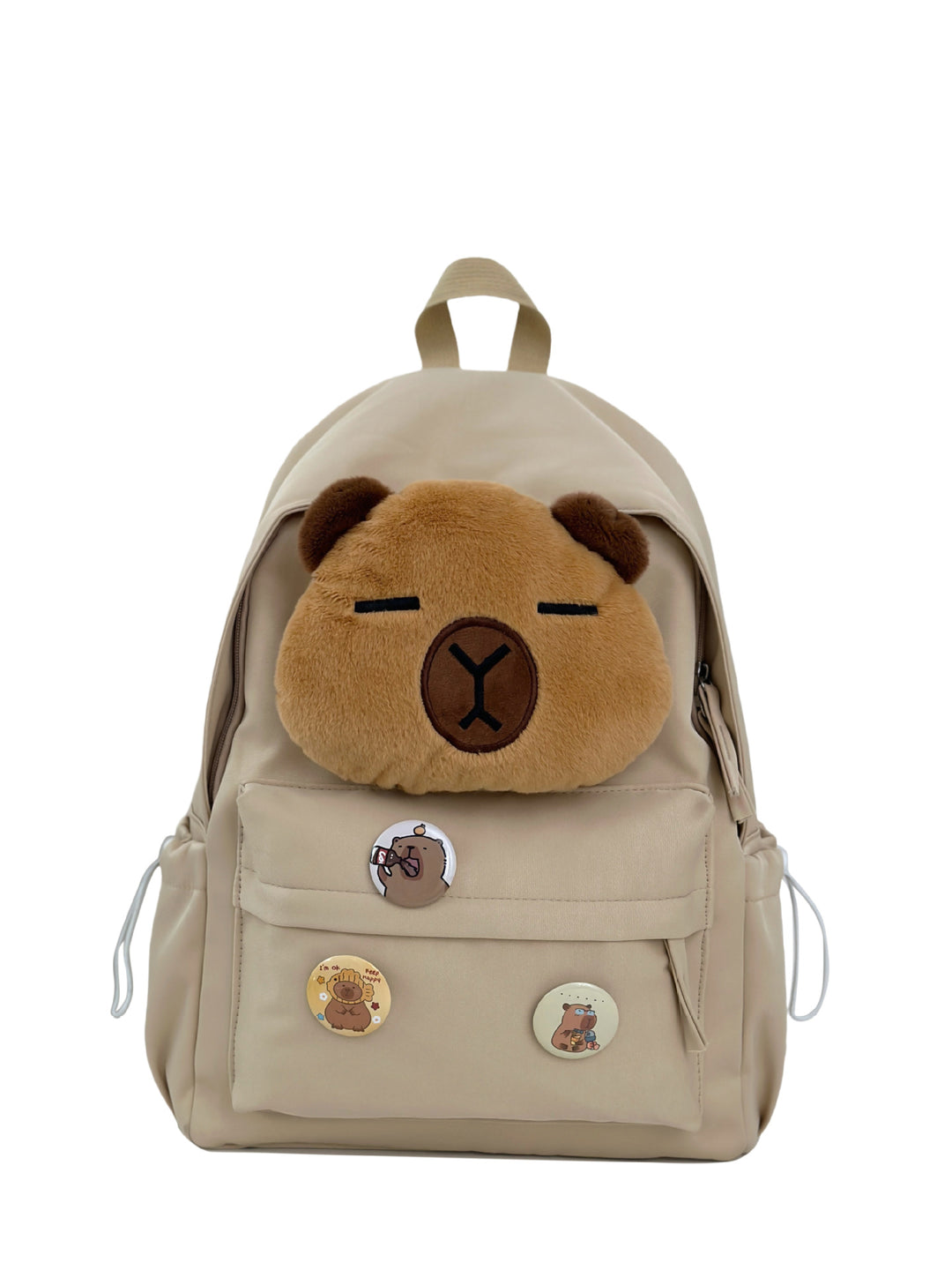 Backpack with Cozy Bear Design and Practical Compartments Stornfield