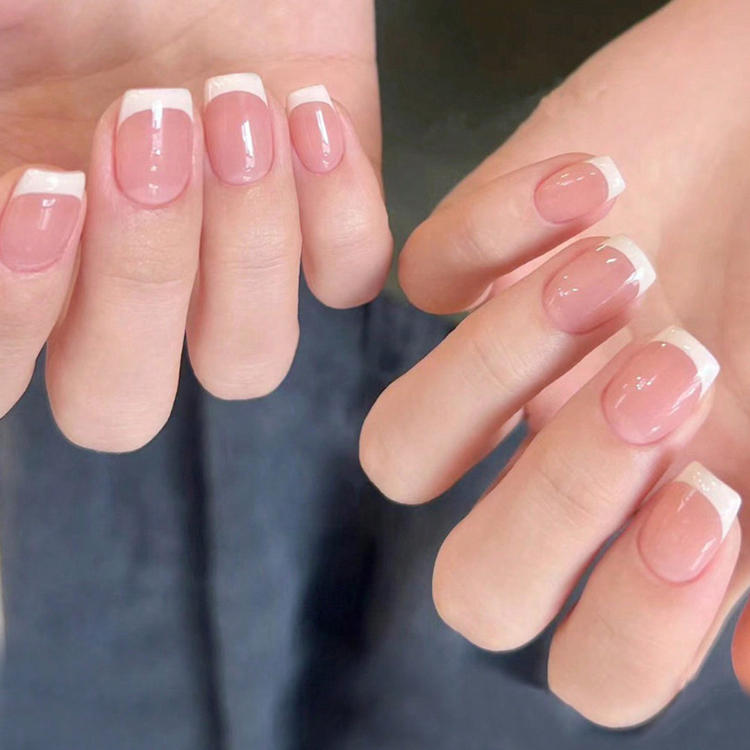 French Tip Acrylic Nail Set Stornfield