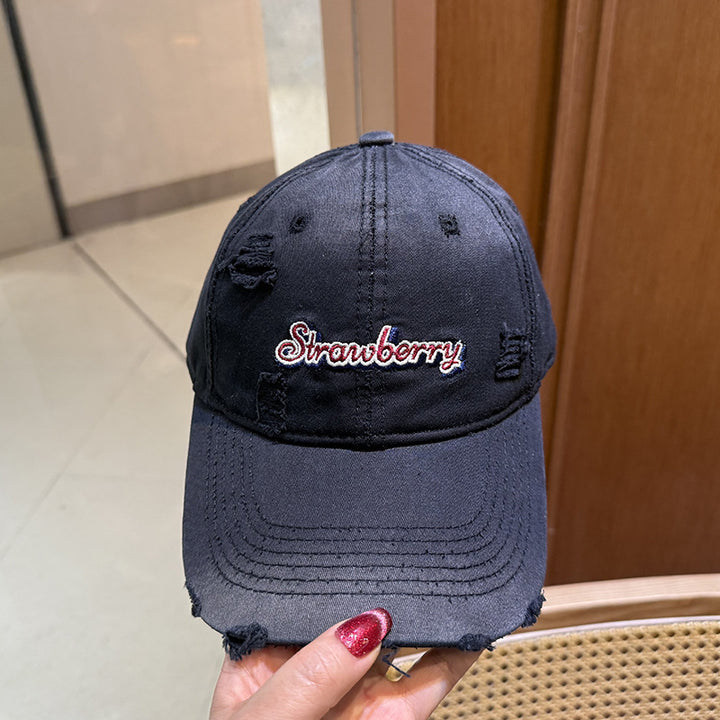 Women's Distressed Cotton Cap Stornfield