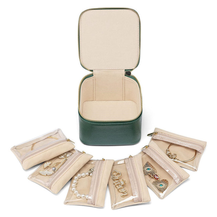 Jewelry Organizer Bag with Transparent Compartments Stornfield