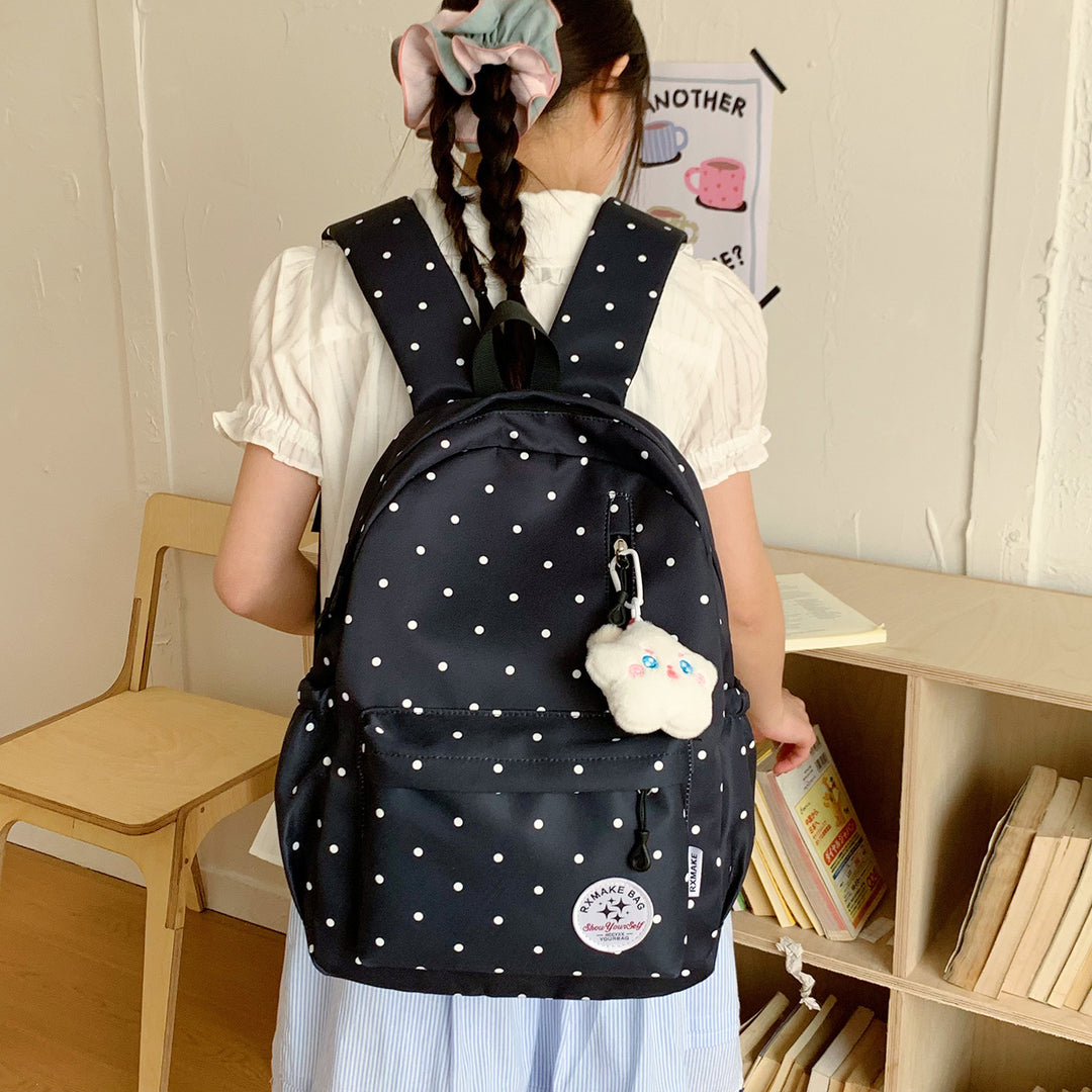Polka Dot Student Backpack Stornfield