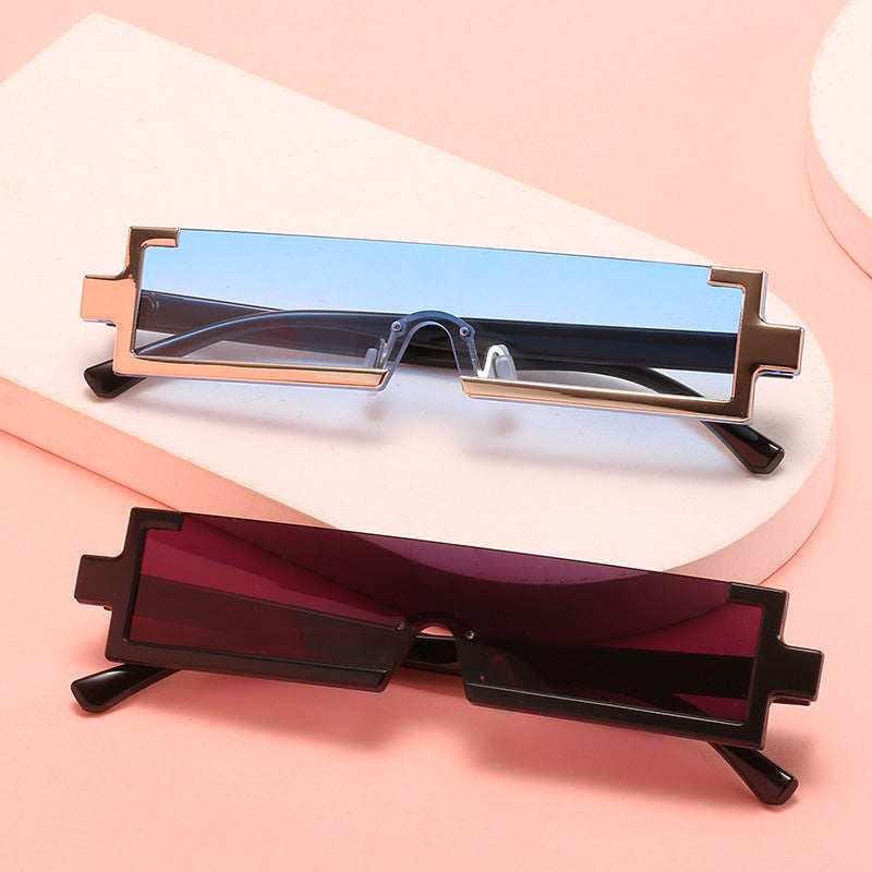 Ladies futuristic sunglasses with unique geometric design Stornfield
