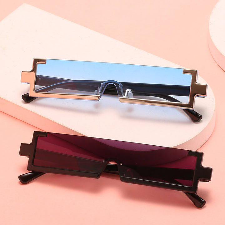 Ladies futuristic sunglasses with unique geometric design Stornfield