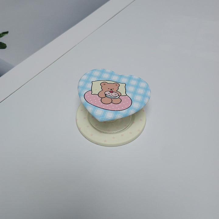 Heart-Shaped Character Phone Grip Stornfield