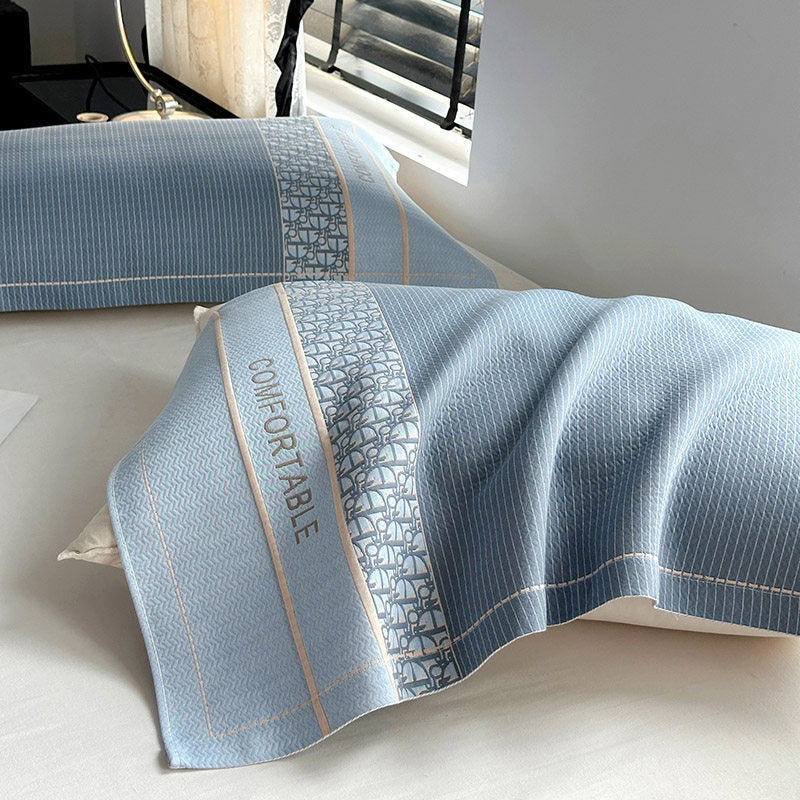 Decorative Luxurious Embroidered Pillowcase Set Stornfield