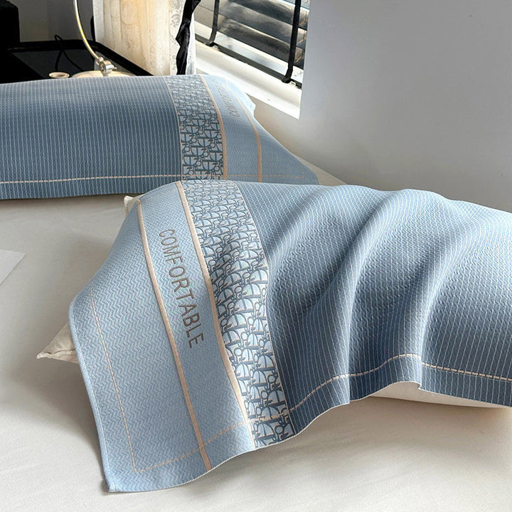 Decorative Luxurious Embroidered Pillowcase Set Stornfield