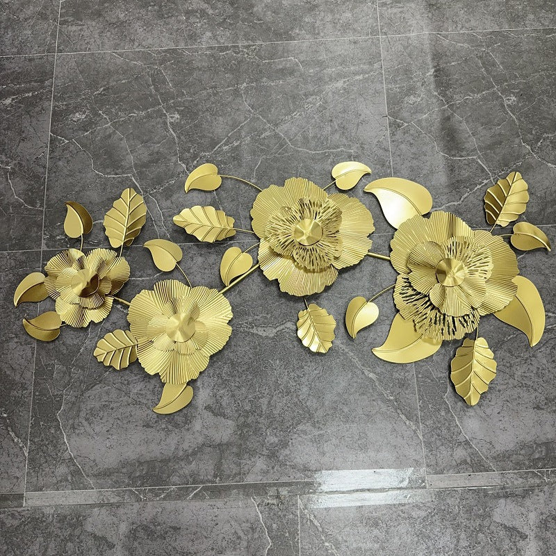 Decorative Metal Flower Wall Sculpture Stornfield