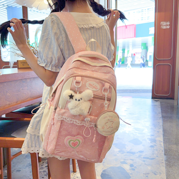 Charming Polka Dot Backpack Stornfield