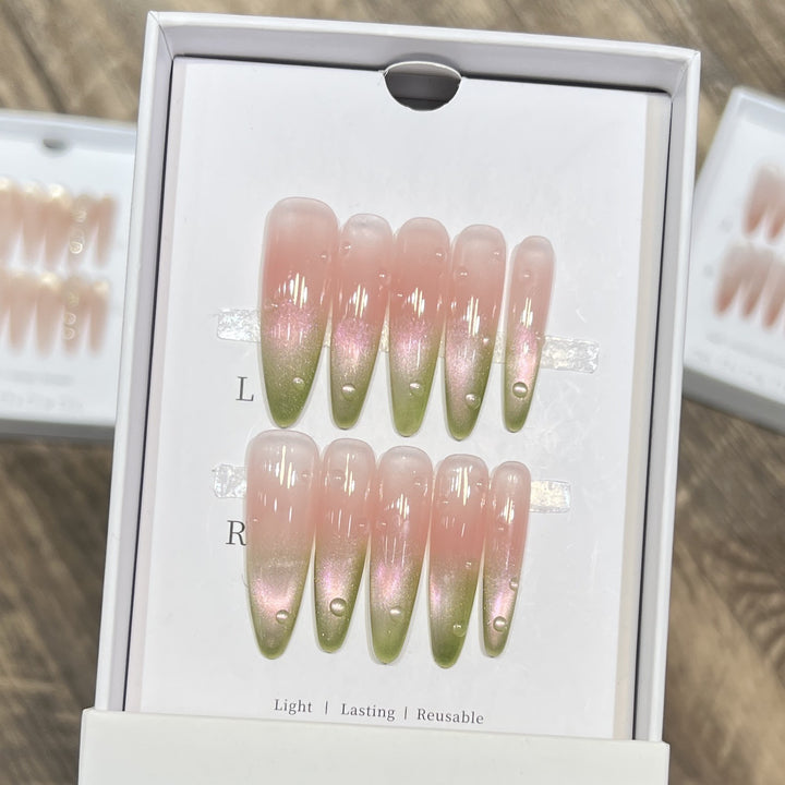 Stiletto Ombre Press-On Nail Set Stornfield