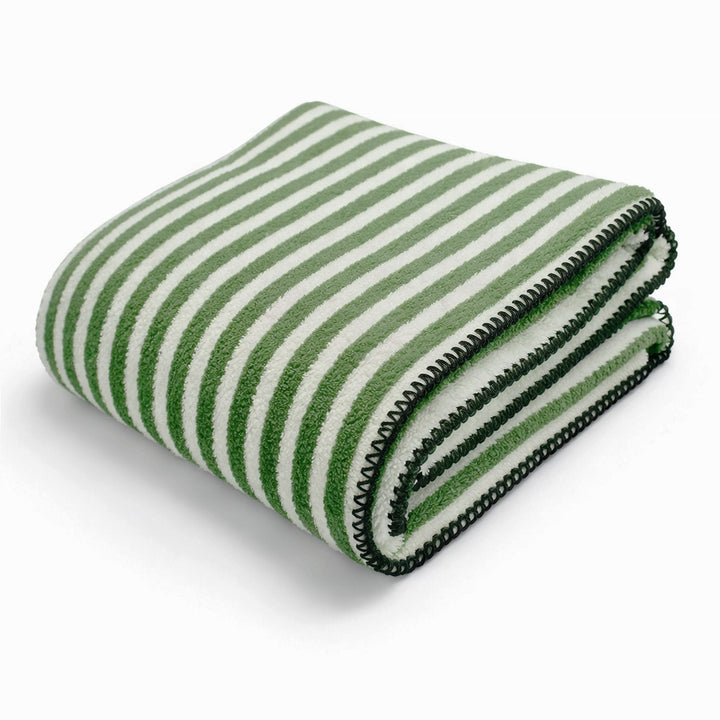 Ladies warms comfortable fleece blanket with elegant stripe structure Stornfield
