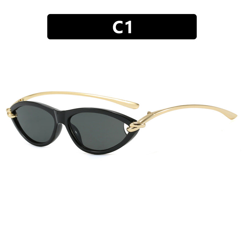 Women's Cat-Eye Sunglasses with Elegant Metal Frame and Protective UV Filter Stornfield