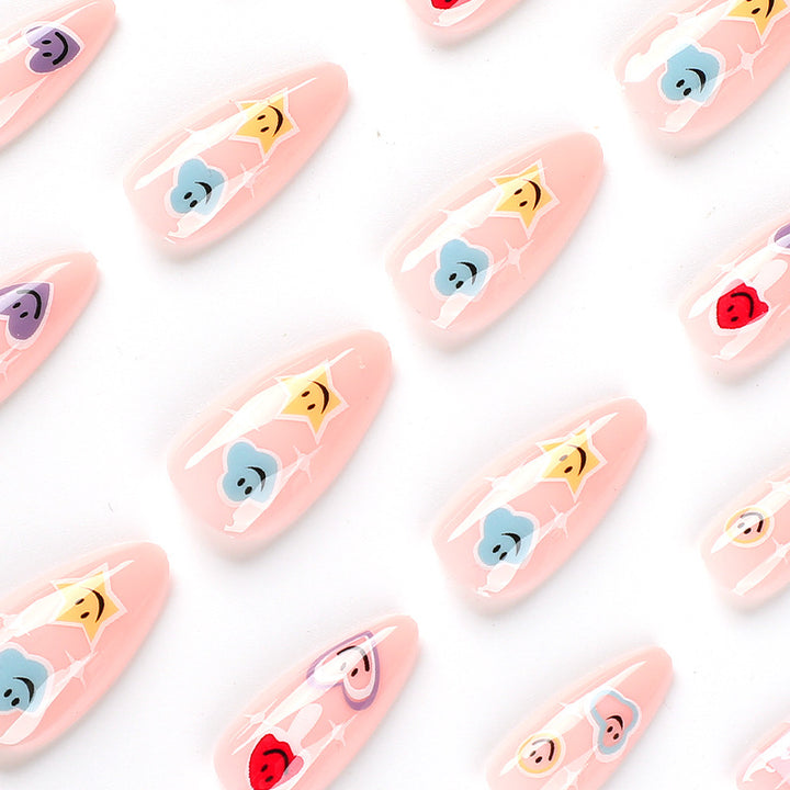 Creative nail art with playful emoji motifs Stornfield
