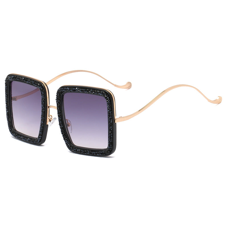 Women's glamorous sunglasses with sparkling crystal frame Stornfield