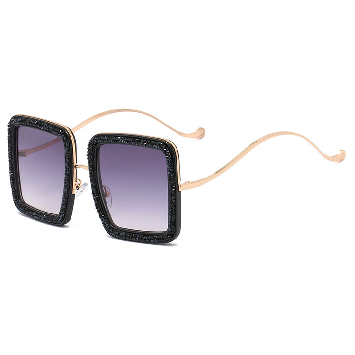 Women's glamorous sunglasses with sparkling crystal frame Stornfield