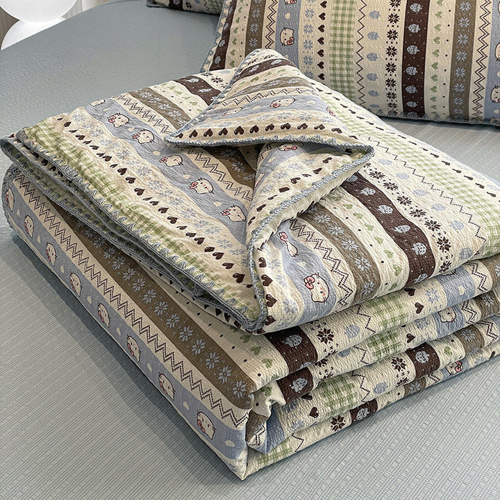 Soft Reversible Patterned Quilt