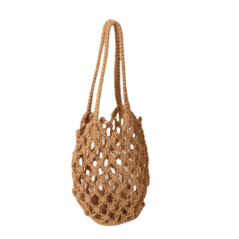 Macrame Tote Bag with Unique Lacing Stornfield