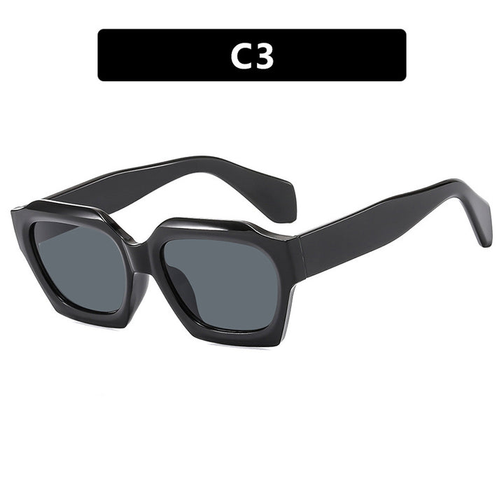 Women's fashionable sunglasses with distinctive geometric design and protective UV filter Stornfield