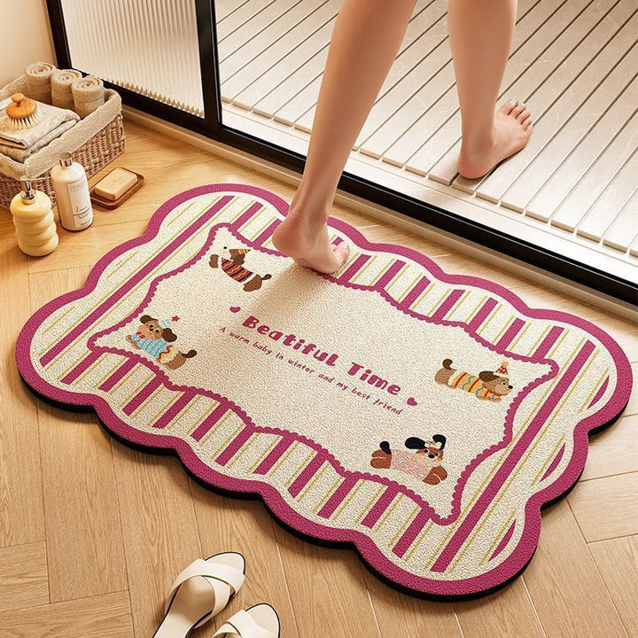 Cute Dachshund Bath Mat