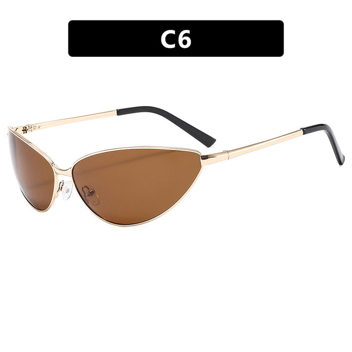 Women's Cat-Eye Sunglasses with Fashionable Metal Frame Stornfield