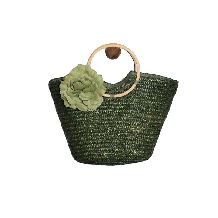 Handbag with Floral Accents Stornfield