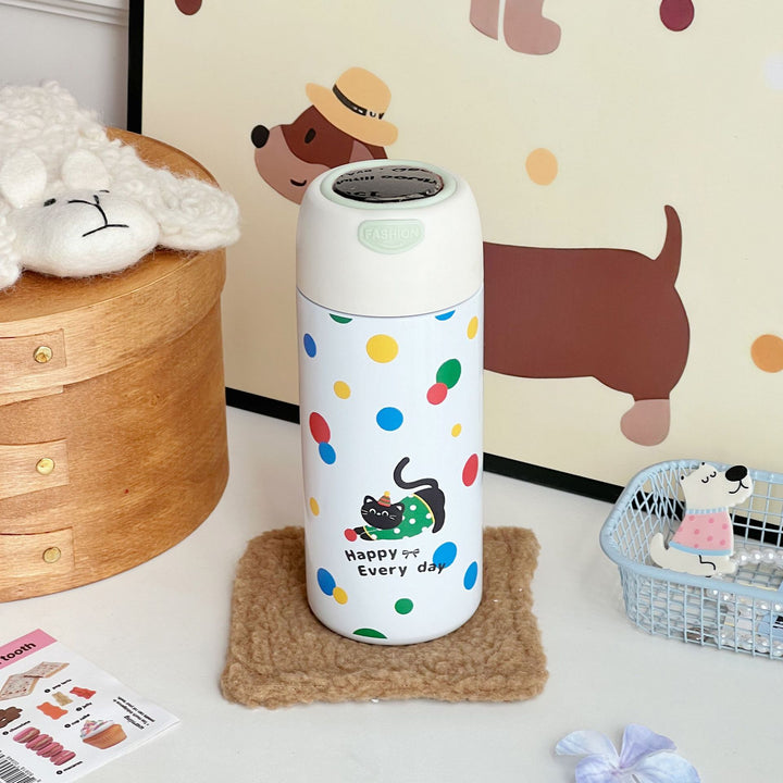 Women Insulated Water Bottle with Playful Animal Design Stornfield