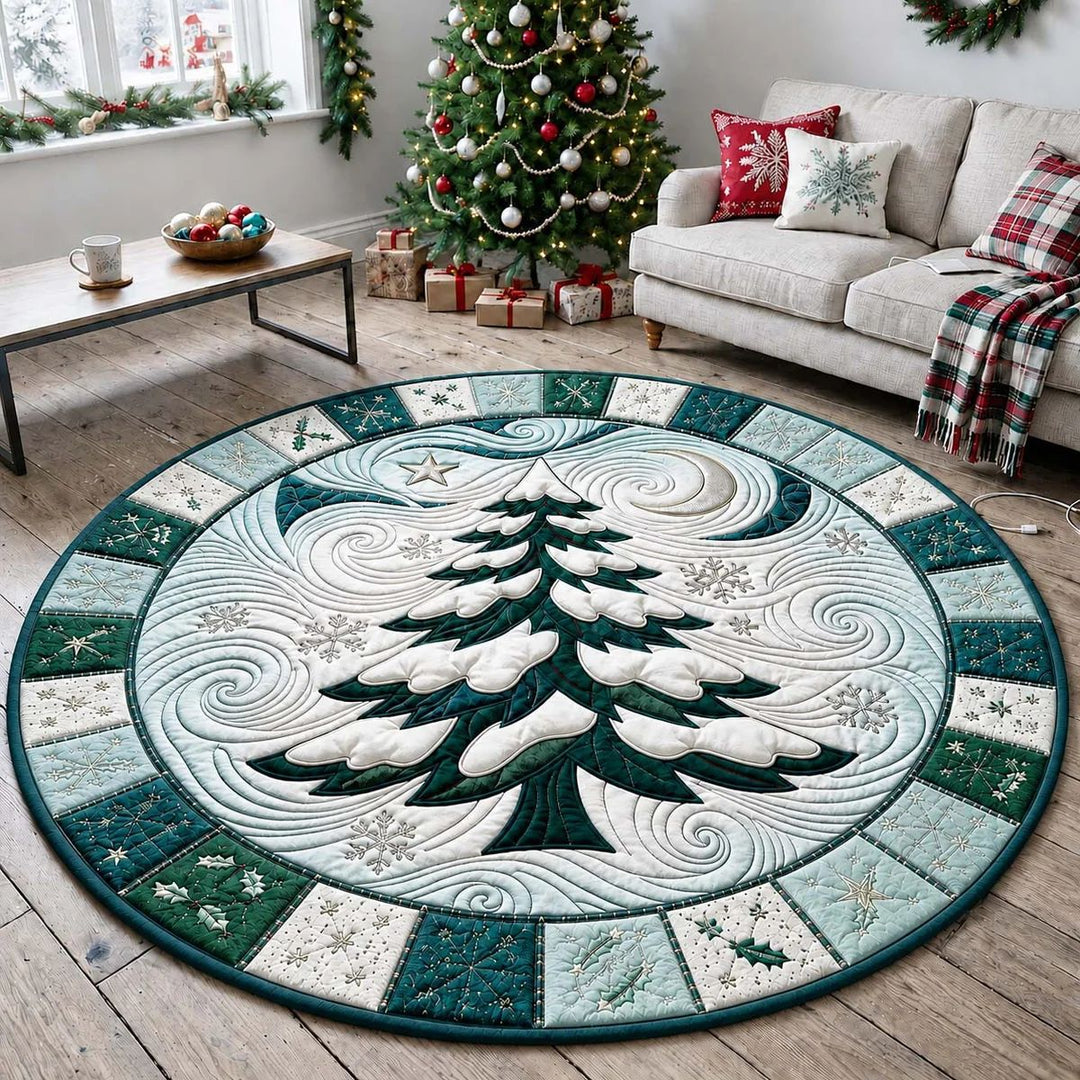 Round Christmas Tree Carpet