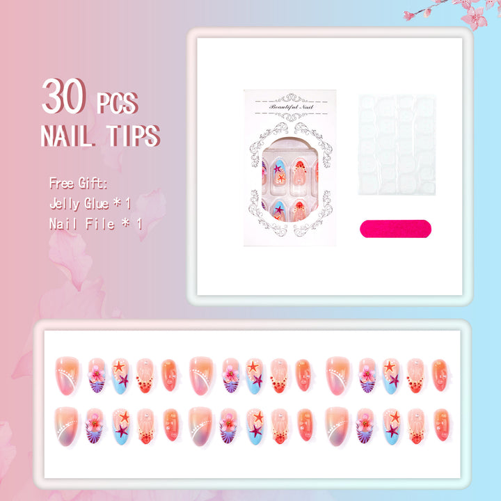 Ocean-Inspired Decorative Nail Art Kit