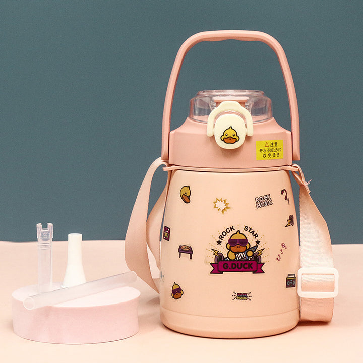 Ladies' insulated bottle with functional carrying strap and child-friendly design Stornfield