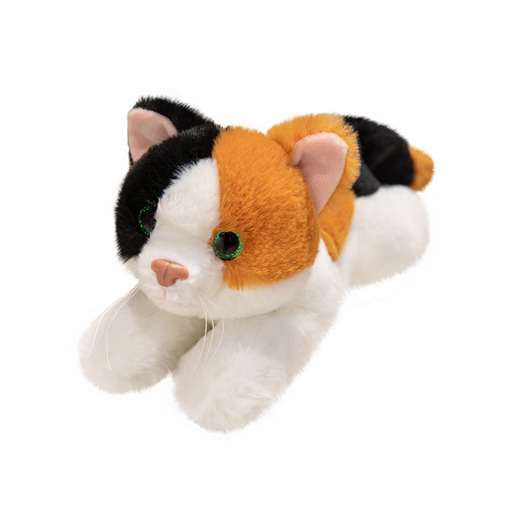 Lifelike Stretching Cat Plush Floor Cuddle Pillow Stornfield