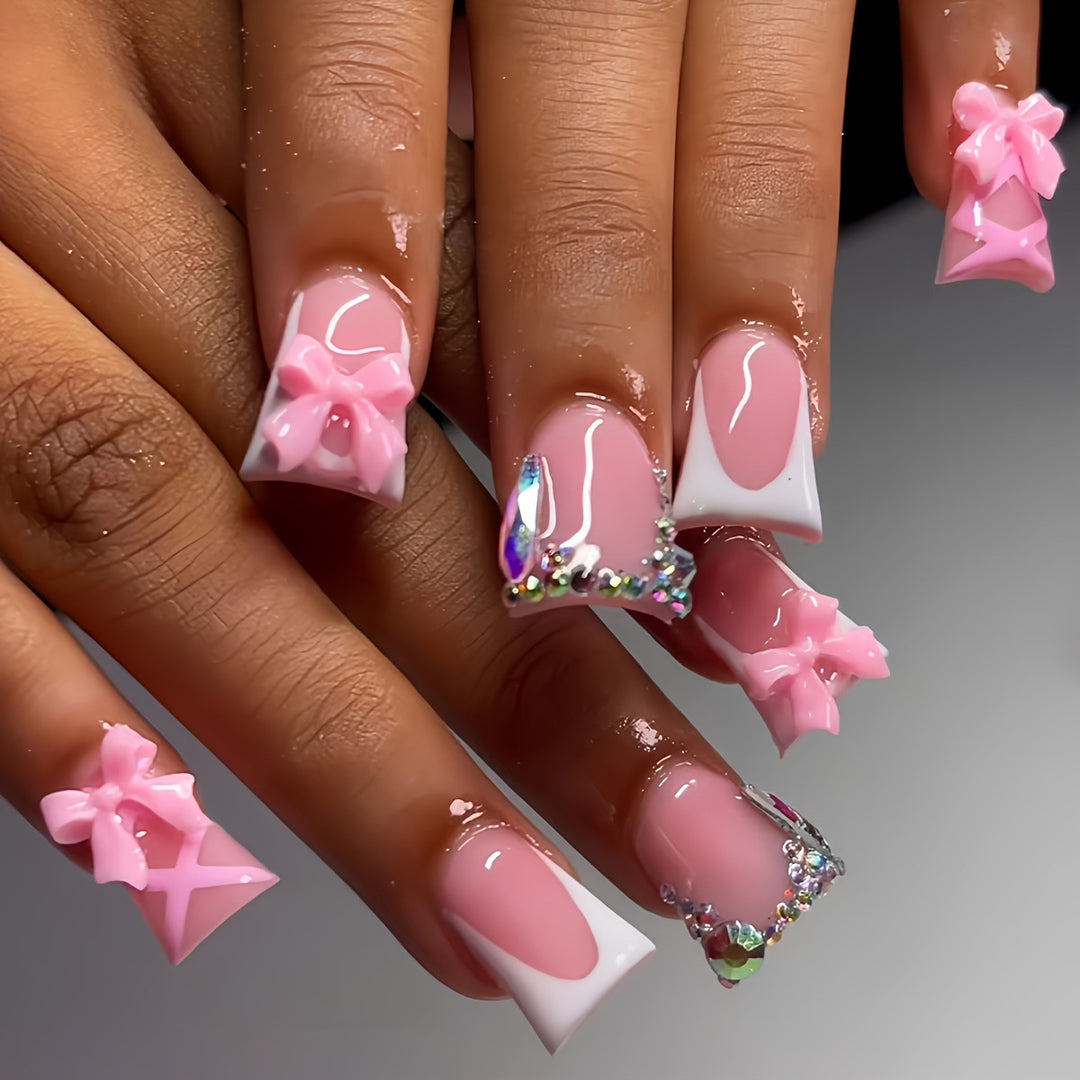 Decorative Press-On Nail Art Set Stornfield