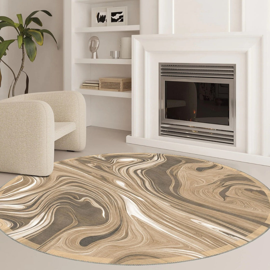 Home Decor Elegant Round Area Rug