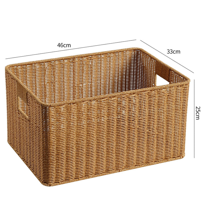 Handwoven Decorative Storage Chest Stornfield