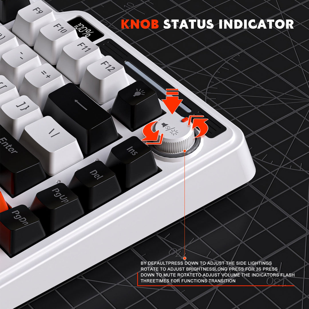 Compact RGB Mechanical Keyboard with Programmable Backlighting Stornfield