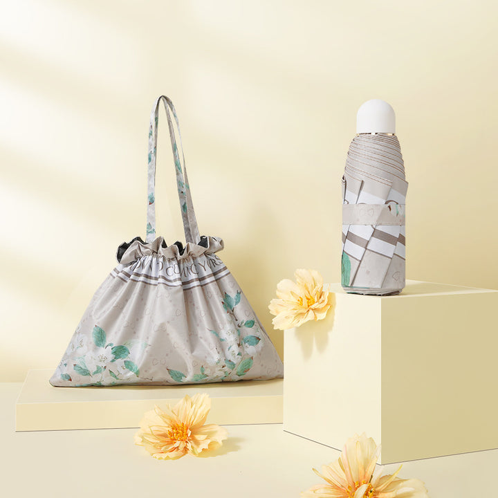 Ladies Foldable Umbrella with Reversed Design Stornfield