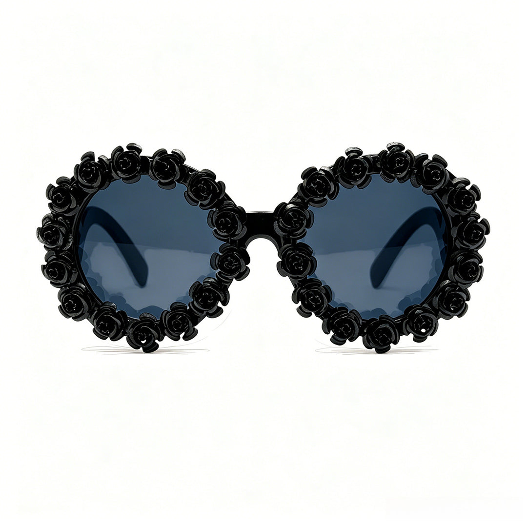 Ladies Designer Sunglasses with Floral Accents Stornfield