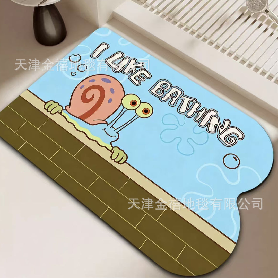 Fun-Themed Bath Mat