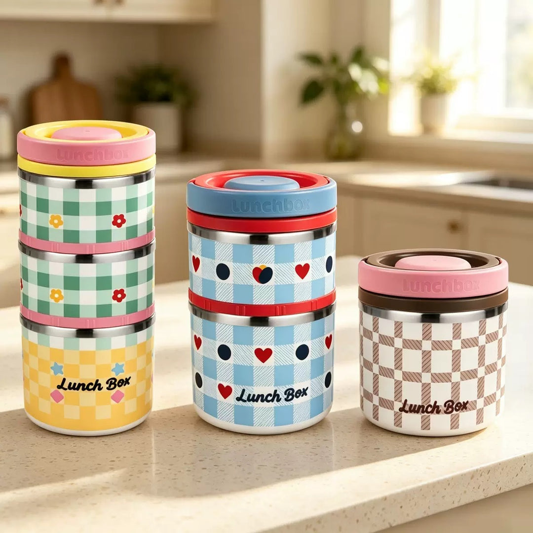 Stackable Stainless Steel Lunch Container