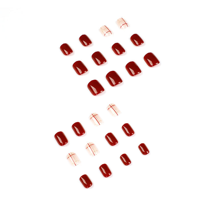 Artful Nail Extensions with Elegant Geometry Design Stornfield