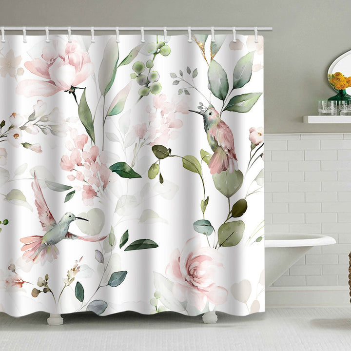 Floral Patterned Shower Curtain Stornfield