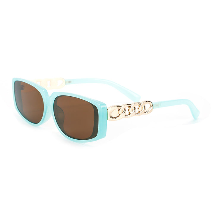 Women's square designer sunglasses with gold details Stornfield