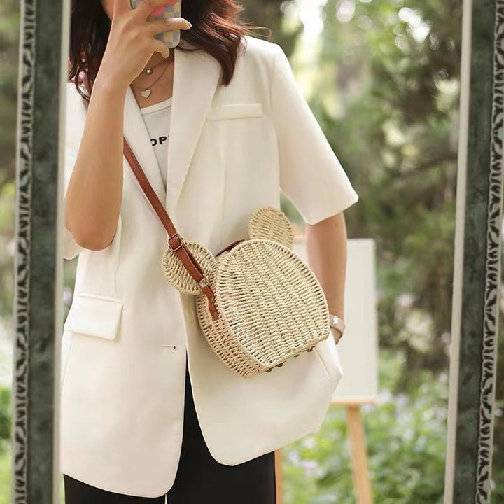 Women's shoulder bag with playful ear design Stornfield