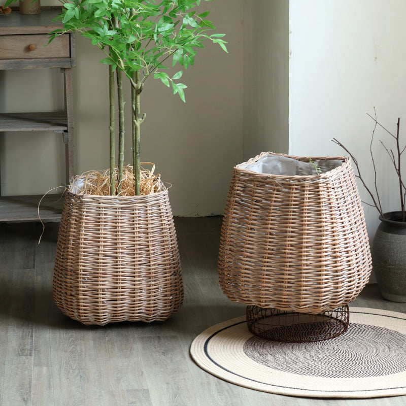 Large Handmade Laundry Basket with Natural Design Stornfield