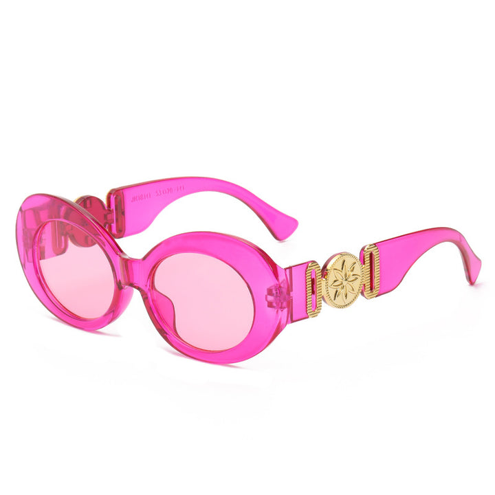 Ladies fashionable sunglasses with striking golden accents Stornfield