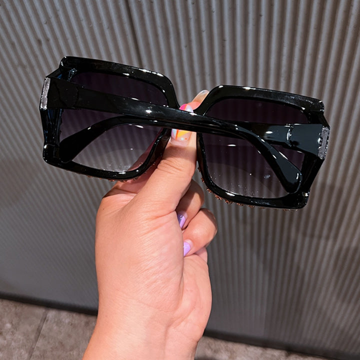Women's glamorous Quadro sunglasses with rhinestone-adorned frame Stornfield